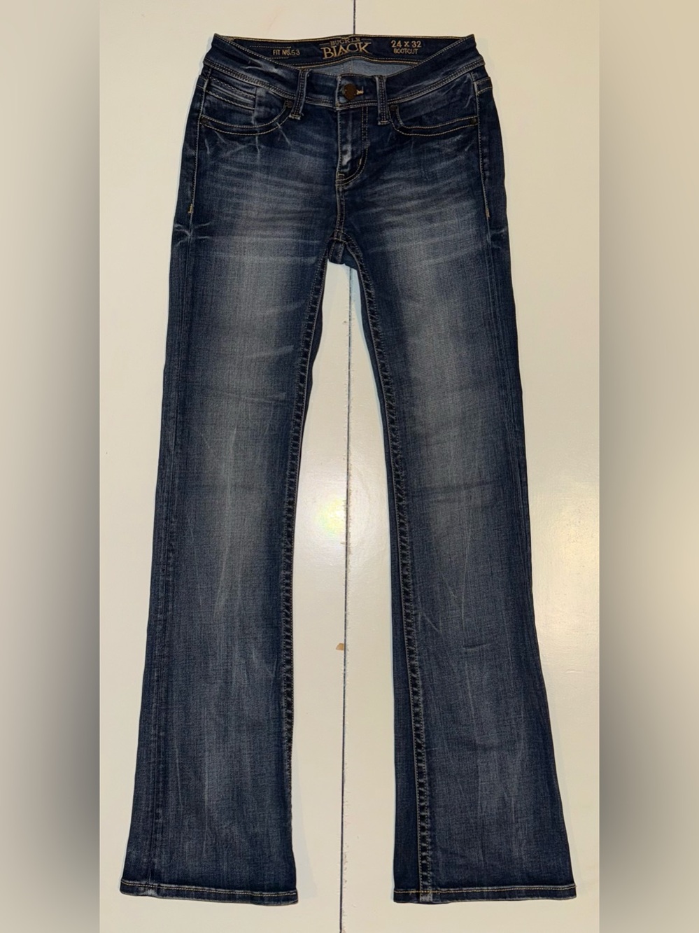 Buckle Black - Dark Wash Bootcut Jeans